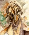Head Woman 1909 cubist Pablo Picasso